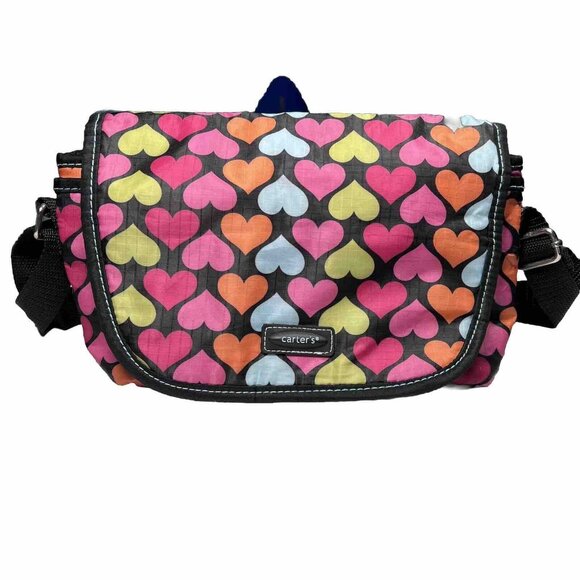 Carters Handbags - Carters Girls Multi-Heart Crossbody Purse with Adjustable Handle